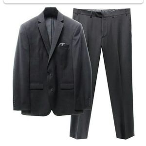 Bar III slim fit dark grey